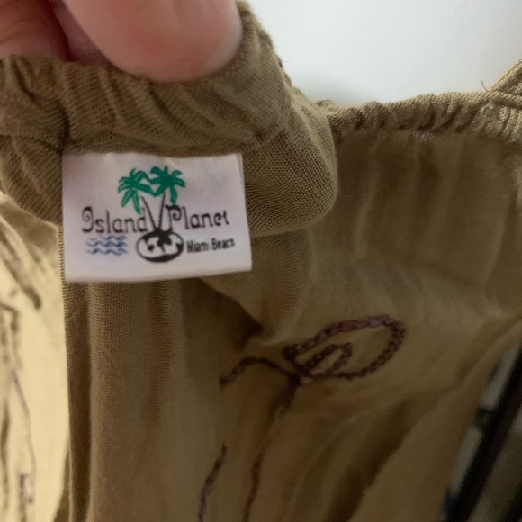 Midi Dress Olive Green One-size fits most - Picture 4 of 4